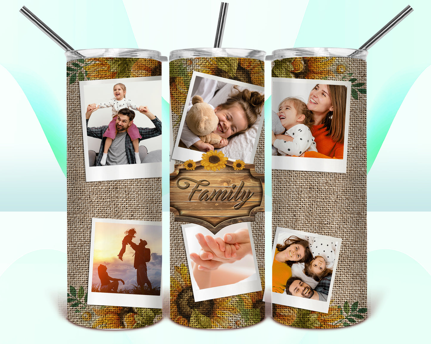 Photo Frames Sublimation Tumbler Bundle