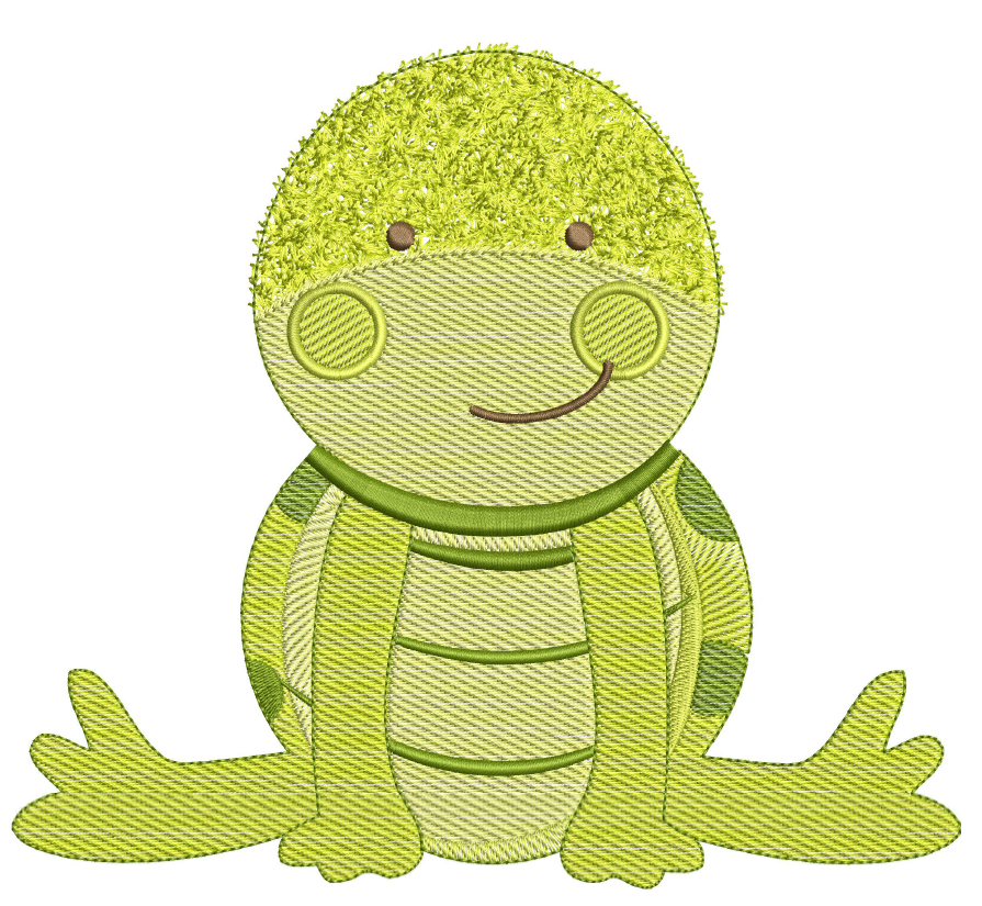Turtle Sketchy Embroidery design