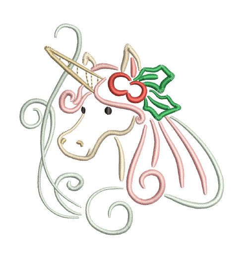 Unicorn at Christmas Bundle Set