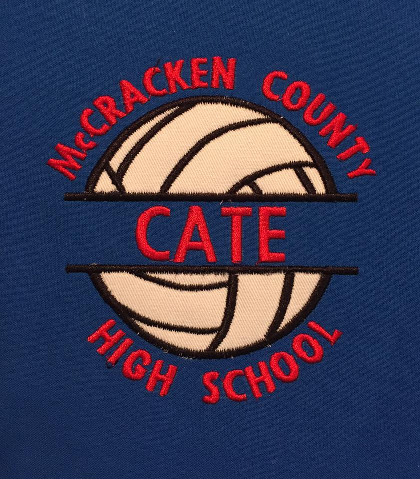Volleyball Split Applique