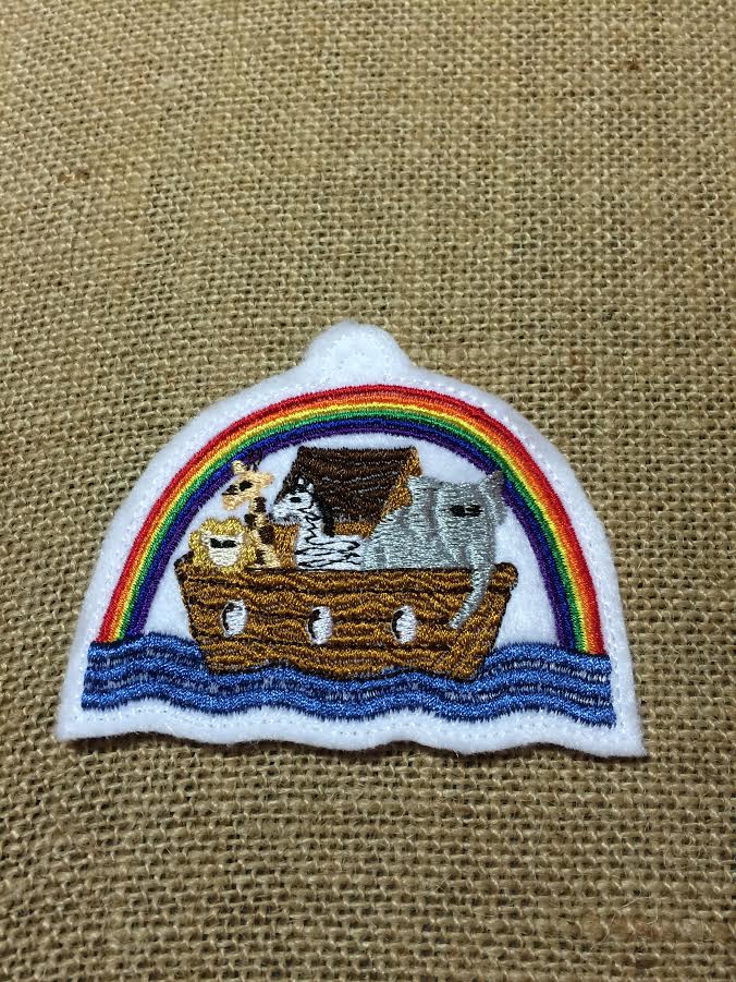 KRD -MY JESUS TREE  ARK AND RAINBOW ORNAMENT