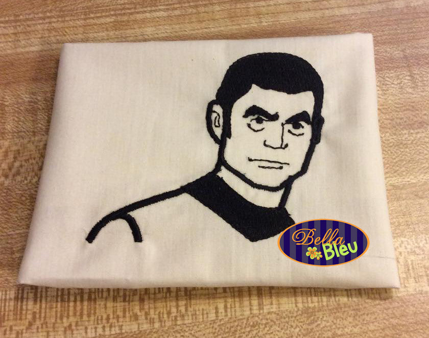 Star Dr. McCoy Geek Filled Machine Embroidery Designs Design Trek