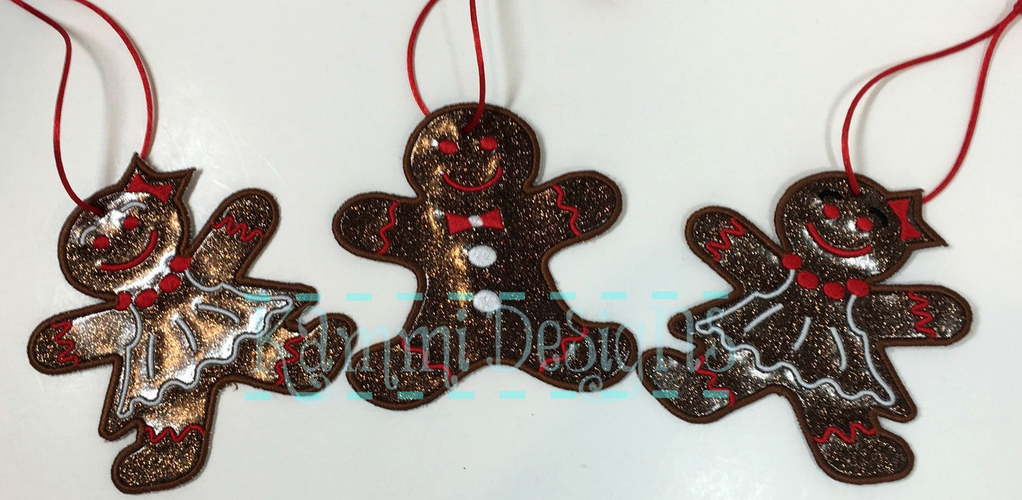 ITH Gingerbread Man and Girl Felties
