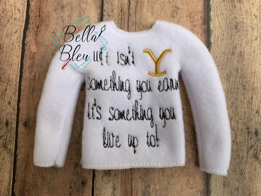 Inspired Yellowstone Saying ITH Elf Shirt