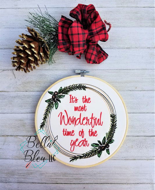 Wonderful Time of the Year Christmas Scribble