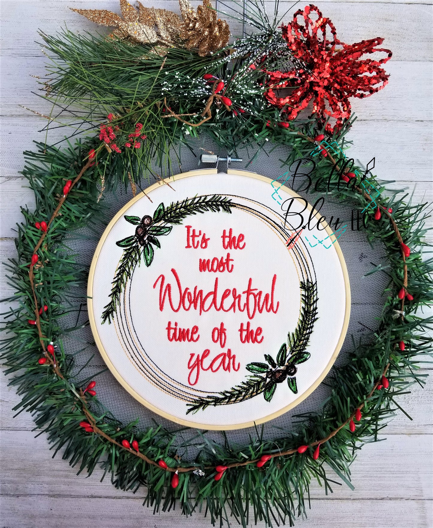 Wonderful Time of the Year Christmas Scribble