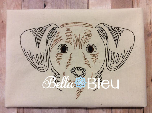 Cute Dachhund Quick Stich Colorwork Machine Embroidery Design