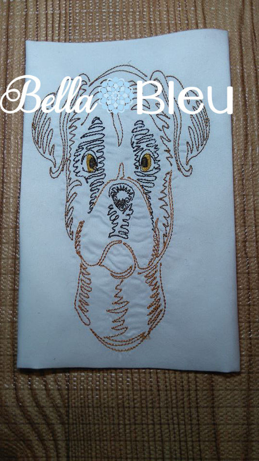 Lovable Saint Bernard Colorwork Embroidery Machine design