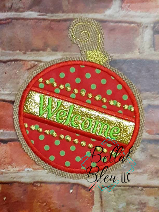 Christmas Ornament Applique