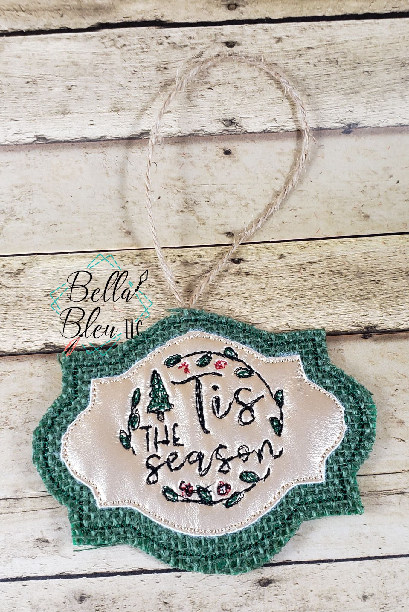 ITH Tis the Season Scribble Christmas Ornament