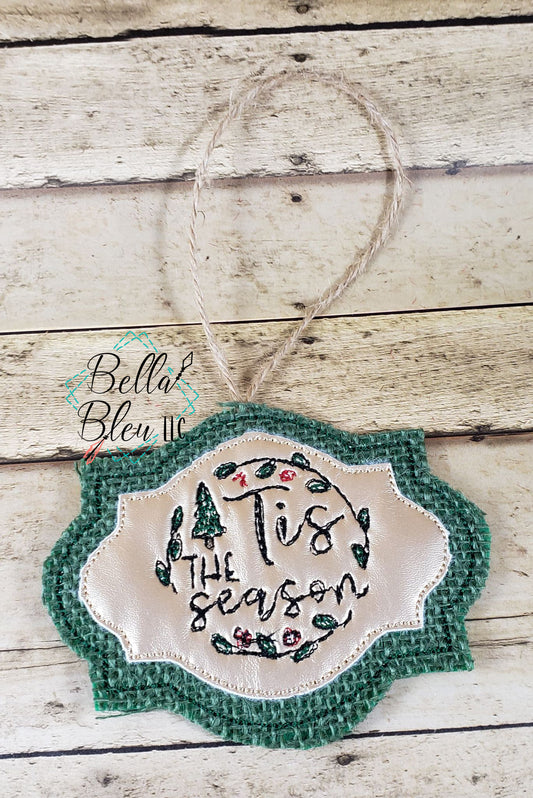 ITH Tis the Season Scribble Christmas Ornament