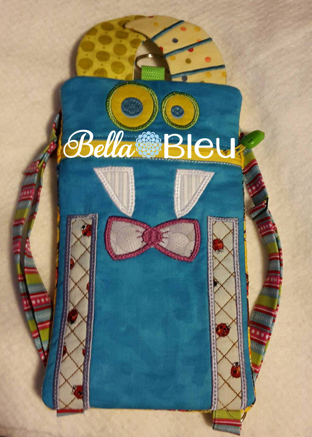 ITH In The hoop Monster bag, purse, backpack applique
