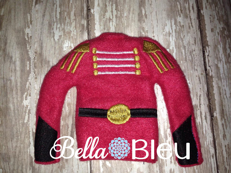 ITH In The Hoop Elf Marching Band Drummer Boy Drum Boy Sweater Shirt Embroidery Design