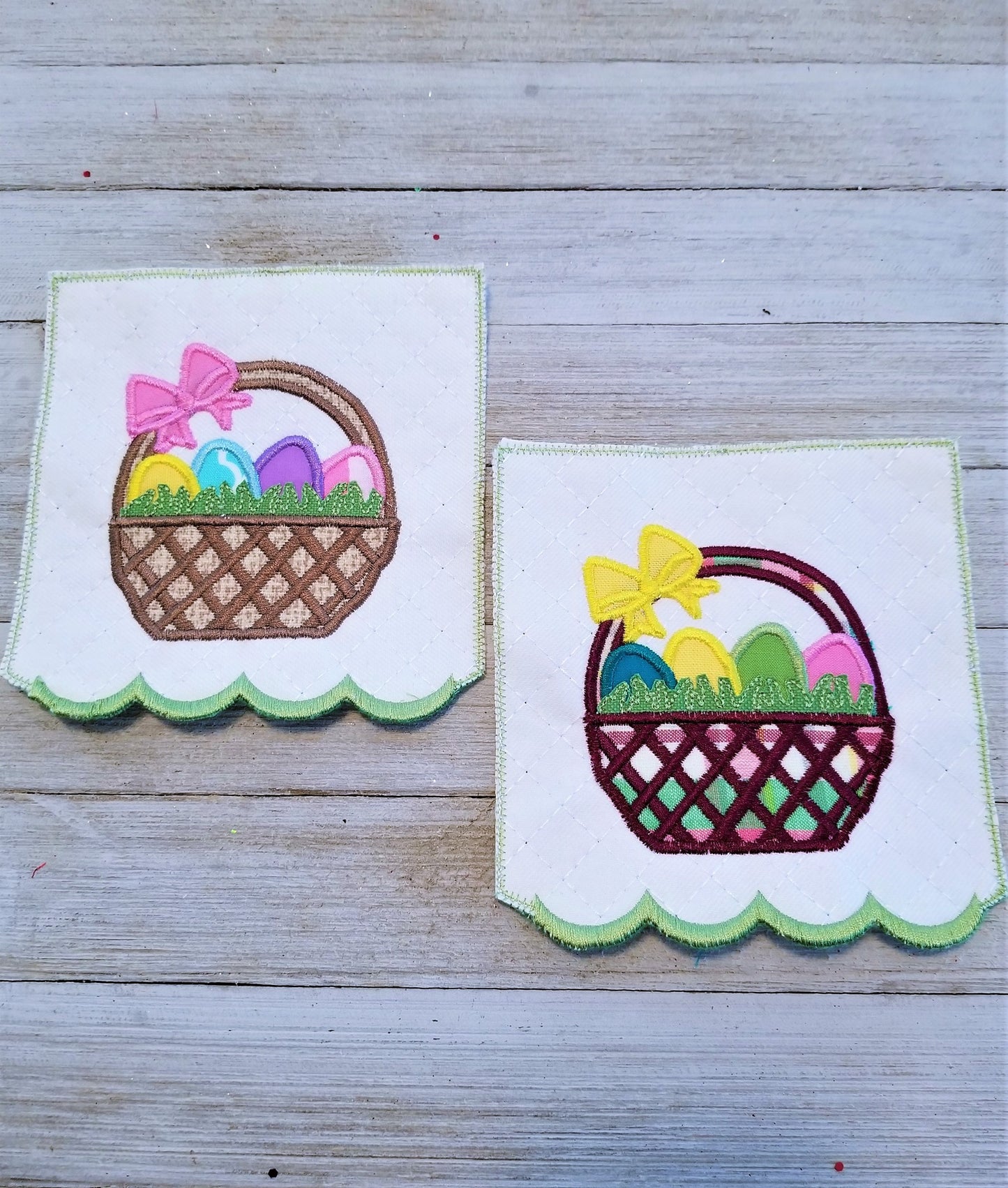 Easter Basket Applique