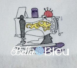 Sewing Redwork Colorwork Room 4 Stitching Machine Quick Stitch embroidery design