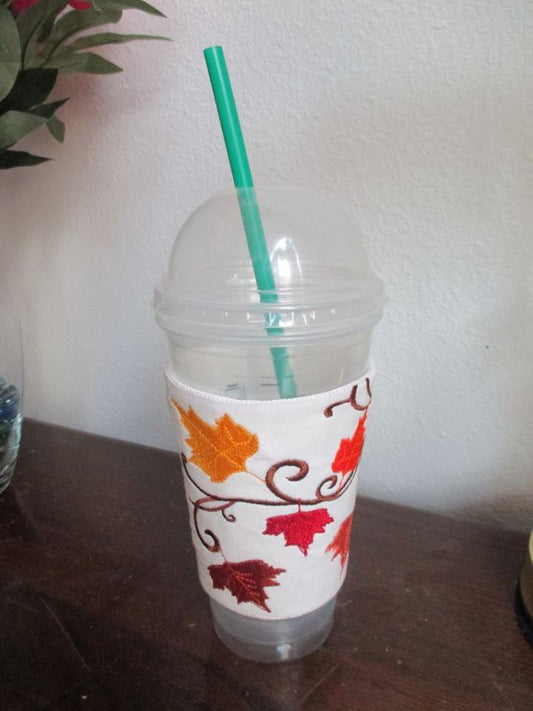ITH Fall Leaves Coffee Sleeve Mug Wrap