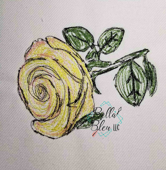 Rose 7 Scribble