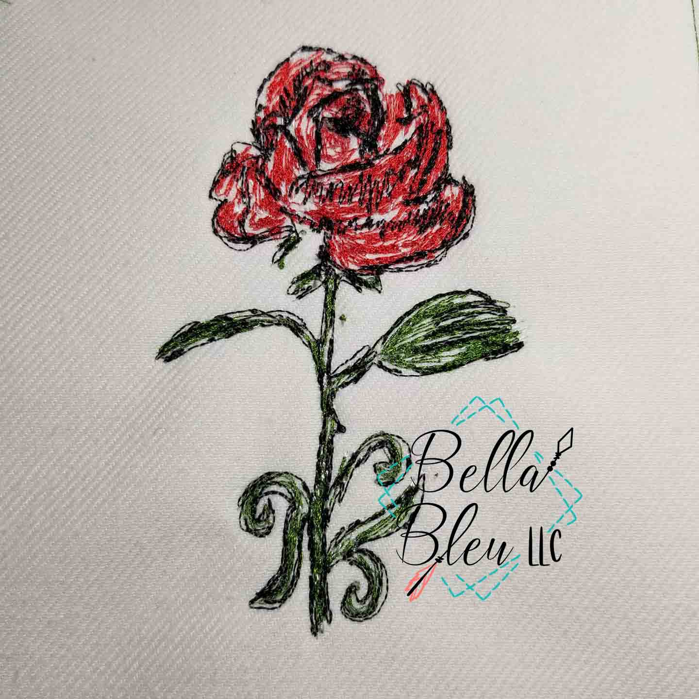 Rose 6 Scribble