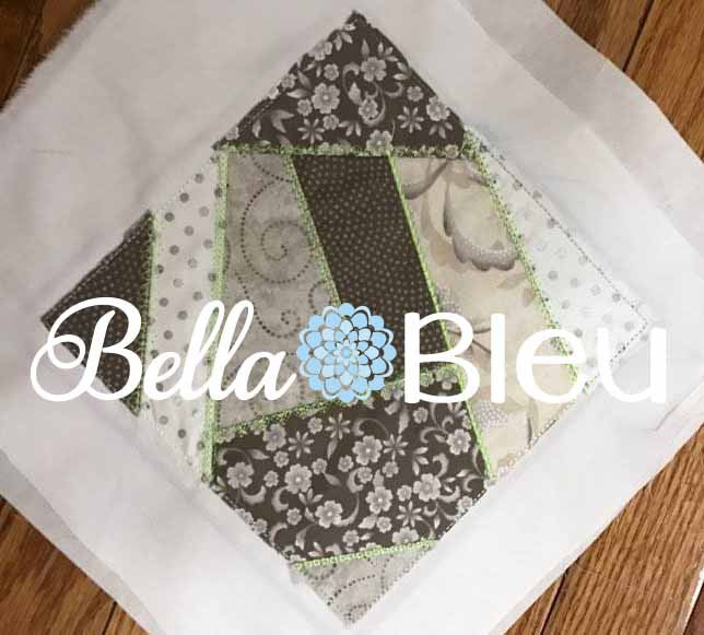 ITH Crazy Quilt Block scrap buster
