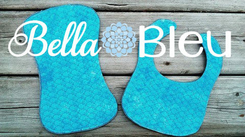ITH In The hoop Baby Bib with Airplane Fighter Jet Airforce Quilting Stipple Pattern Machine Embroidery Design 5 sizes