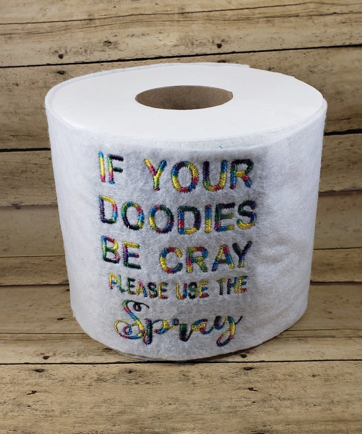 Doodles be Cray Toilet Paper Design