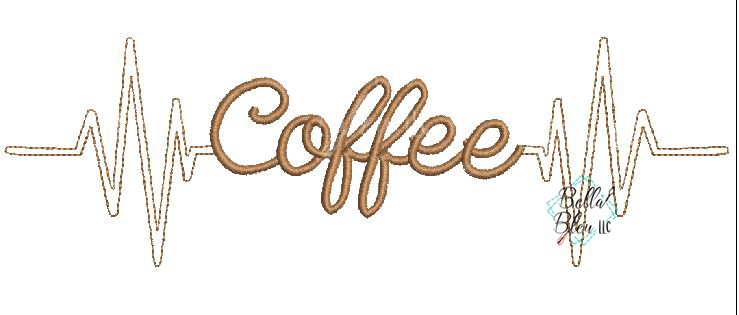 Coffee EKG Heartbeat heart beat