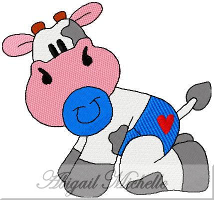 Baby Cows Filled Set Embroidery Design
