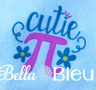 Back to School Cutie Pi Machine Sketchy embroidery design