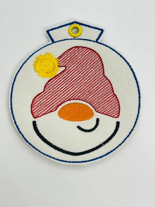 ITH Christmas Gnome Ornament
