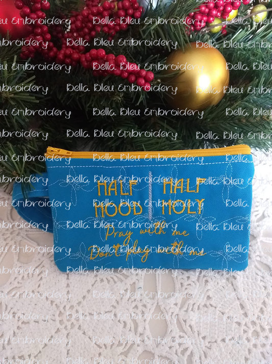 In the Hoop Half Holy Half Hood zipper bag Wallet
