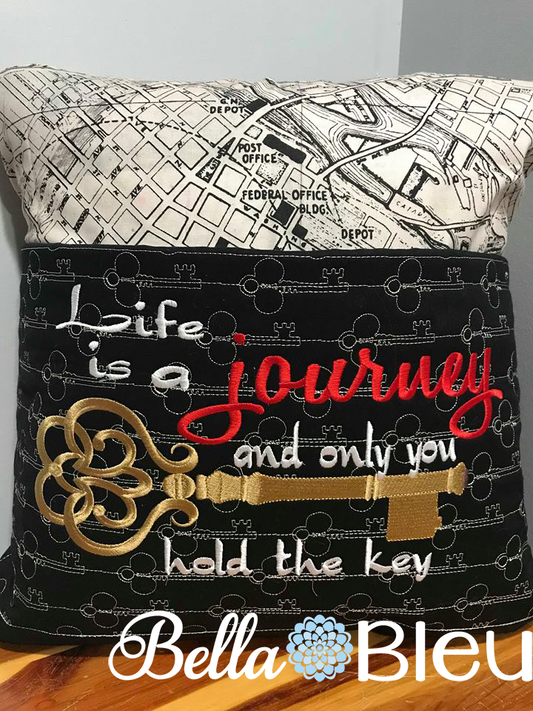 9x14 Reading Life Journey Key Motif