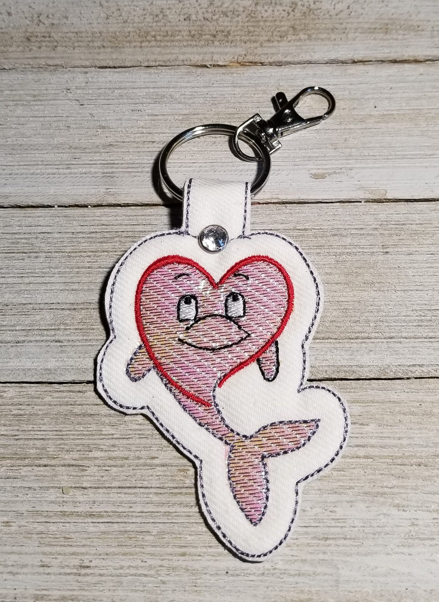 In the Hoop Shark Sketchy Key Fob