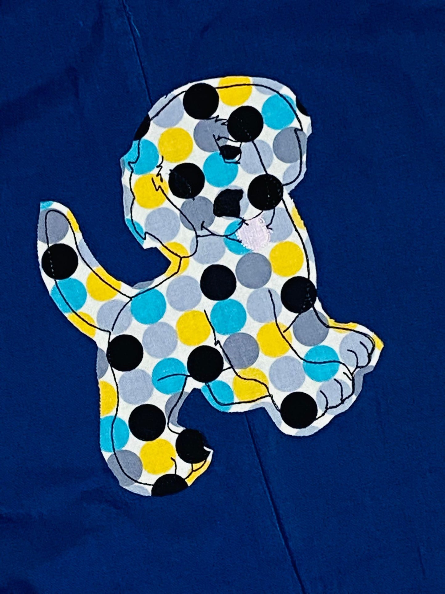Lab Dog Bean Stitch