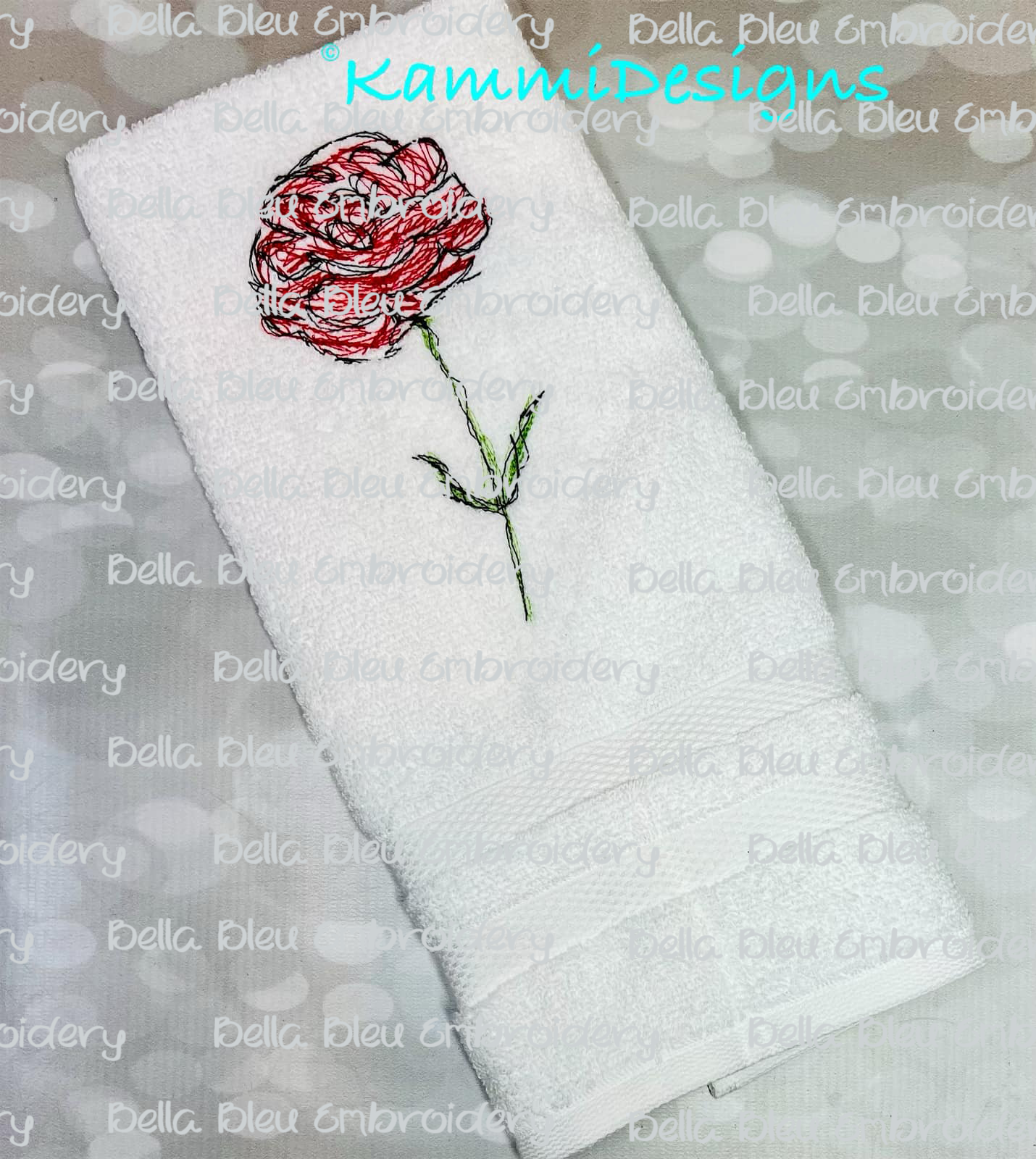 Rose Scribble flower 2
