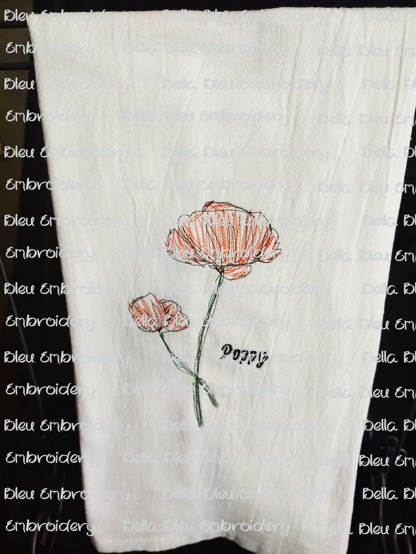 Poppy Scribble flower