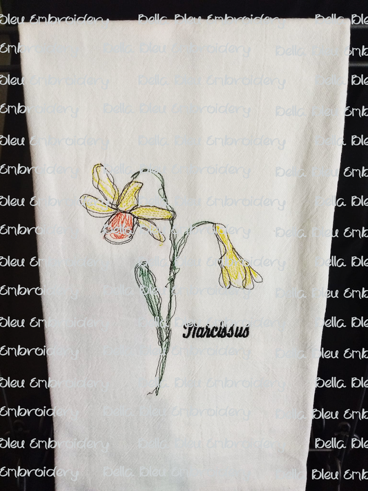 Narcissus Scribble flower