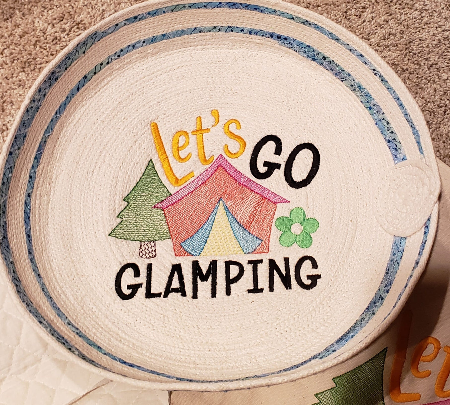 Let's Go Glamping Camping Sketchy