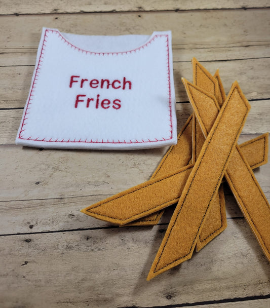ITH French Fries and container Play food