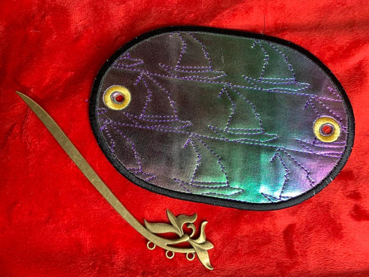 Witch Hat Stipple Stick Barrette bun holder ITH