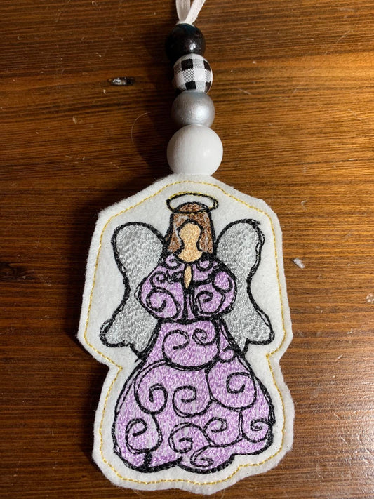 Angel Christmas Ornament ITH