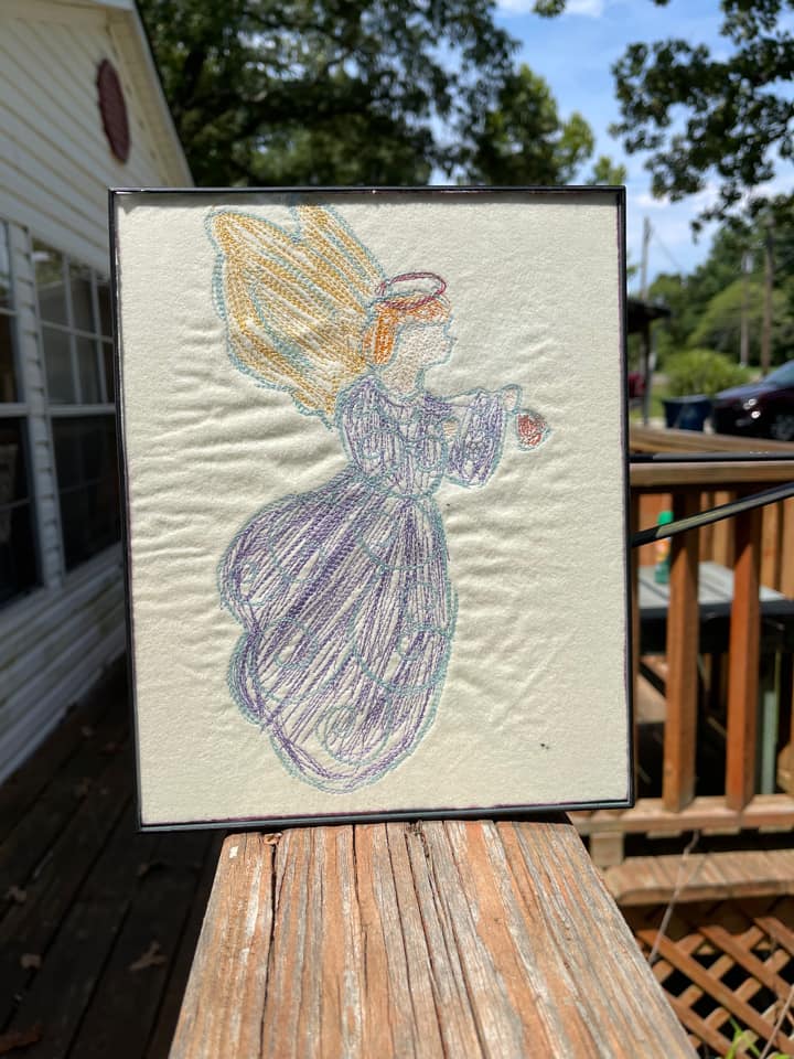 Angel Scribble 8