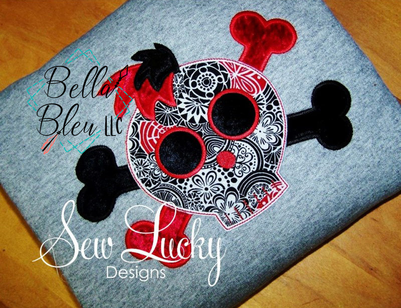 Applique Punk Rock Skull