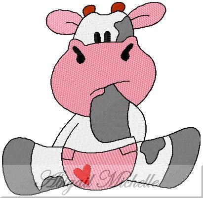 Baby Cows Filled Set Embroidery Design