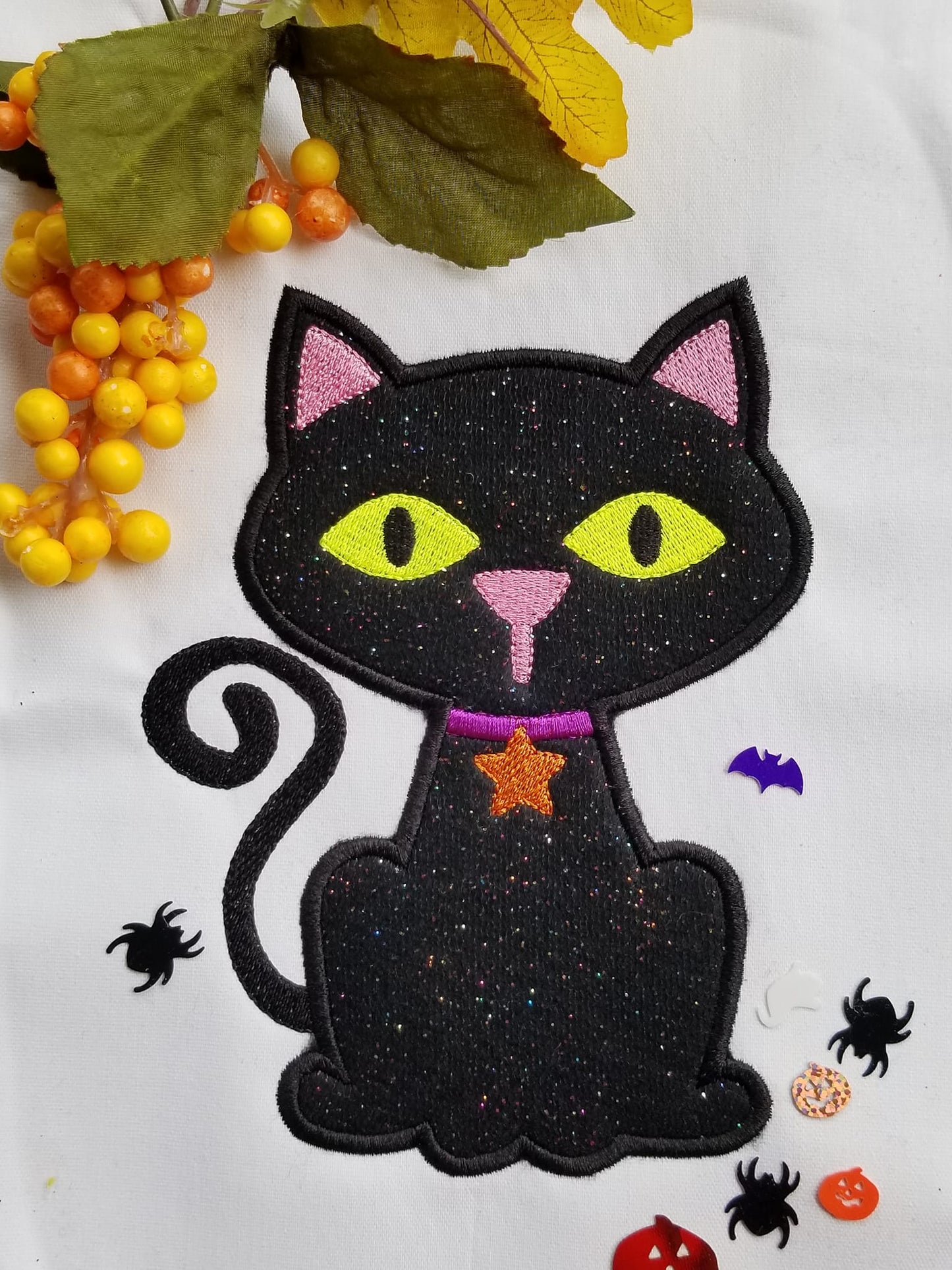 Halloween Cat Applique