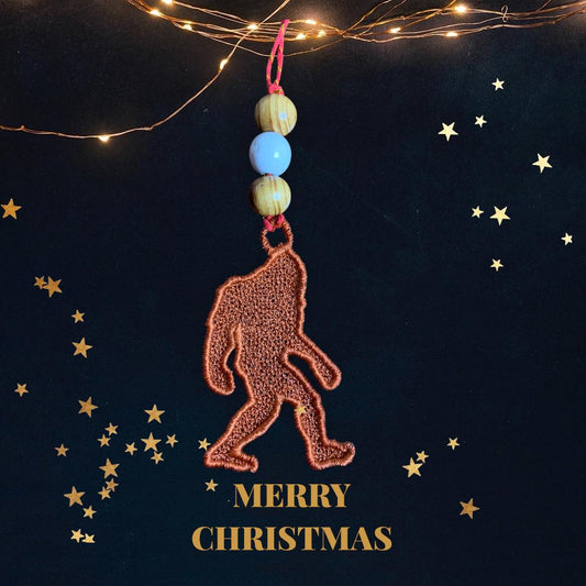 FSL Big Foot Sasquatch ITH Christmas Ornament