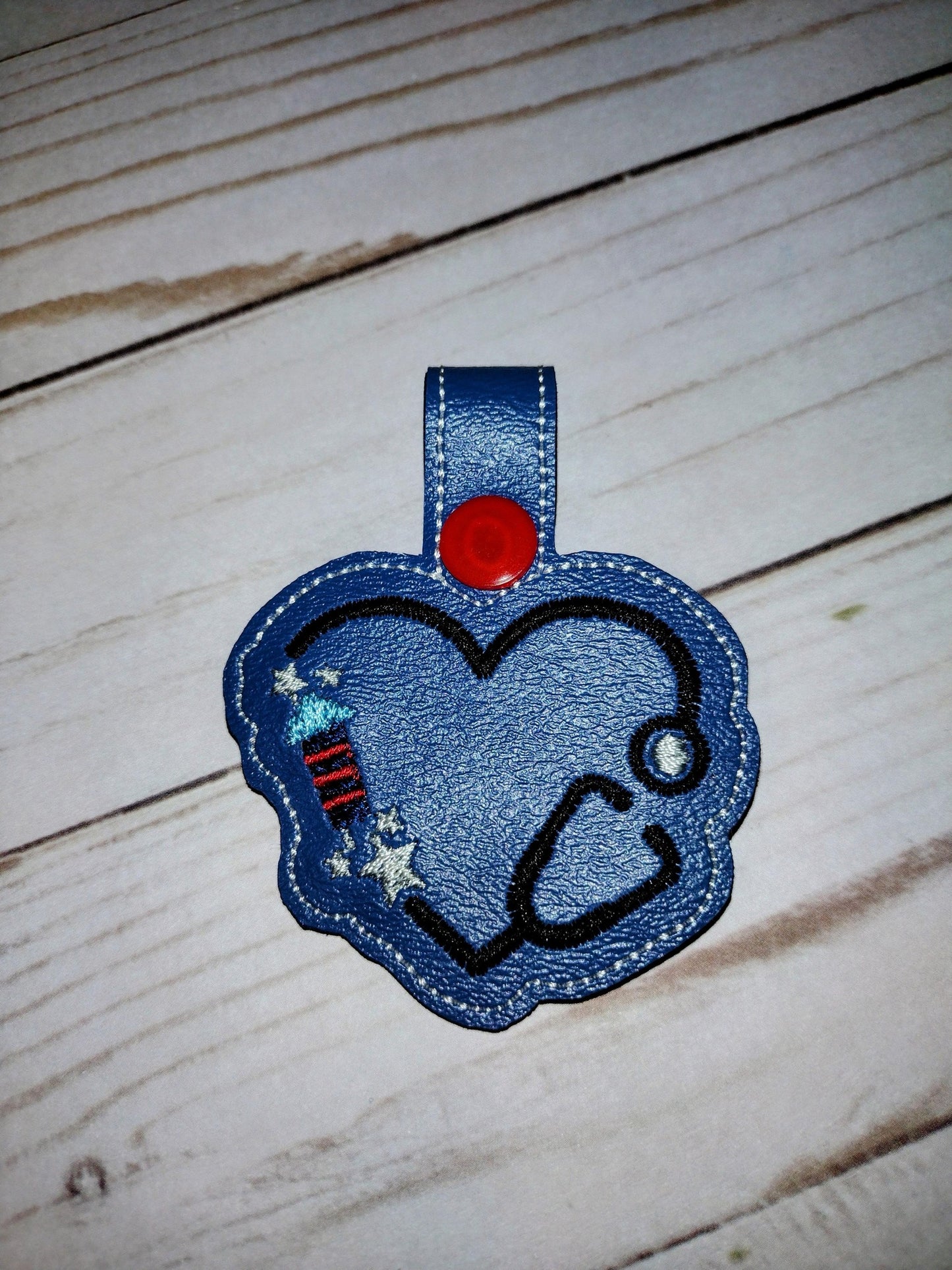 Heart Stethoscope Holidays Key Fob  Bundle