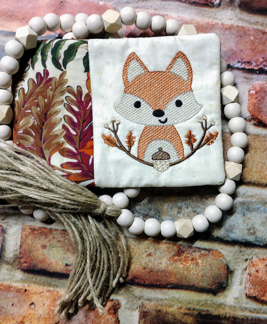 Fox with Branch sketchy design