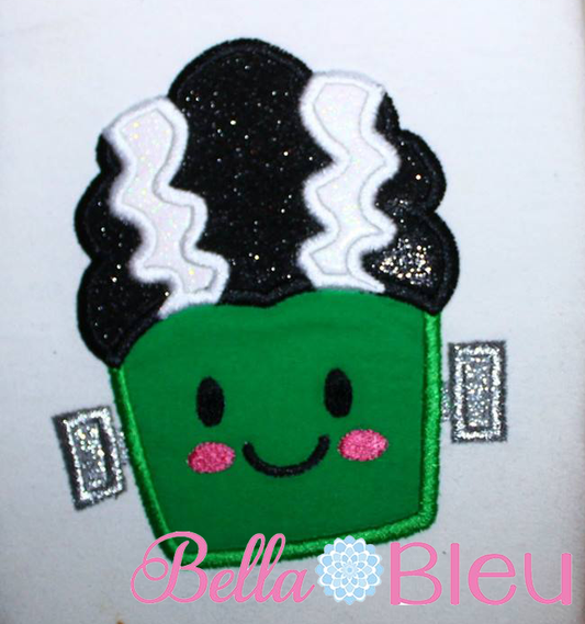 Bride of Frankenstein Frankie Frank machine applique design 6x6