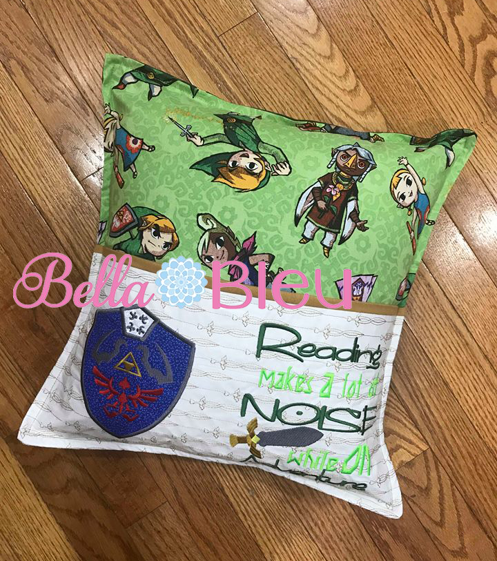 Inspired Zelda Shield Machine Applique Design 5x5