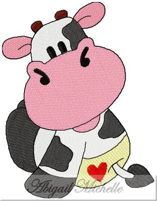 Baby Cows Filled Set Embroidery Design